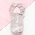 Japanese Plush Cat Claw Pencil Case – Large Capacity Pouch Plush Pencil Case Axl Light Grey