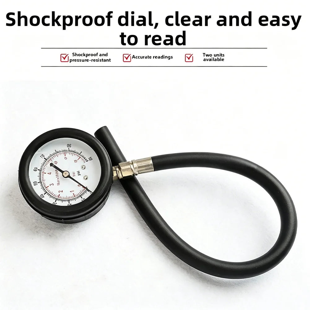 Cylinder Compression Gauge Kit – Car, Truck & Motorcycle Testing Compression Gauge Kit Axl