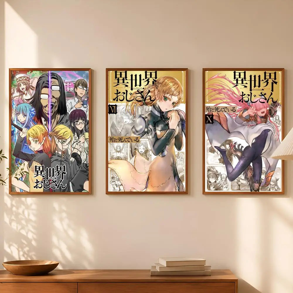 Isekai Uncle Anime Self-Stick HD PVC Wall Poster – Waterproof Anime Wall Poster Axl