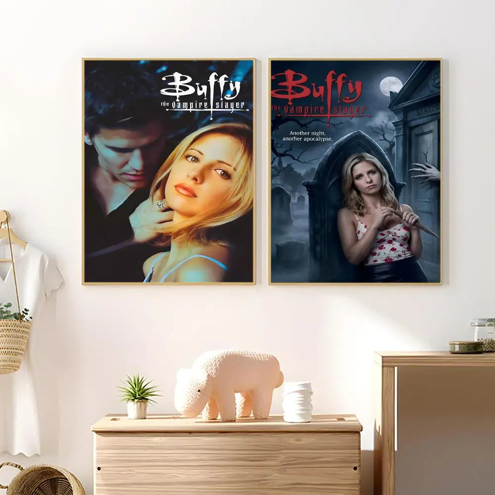 Buffy the Vampire Slayer HD Waterproof PVC Wall Sticker Poster Wall Sticker Poster Axl