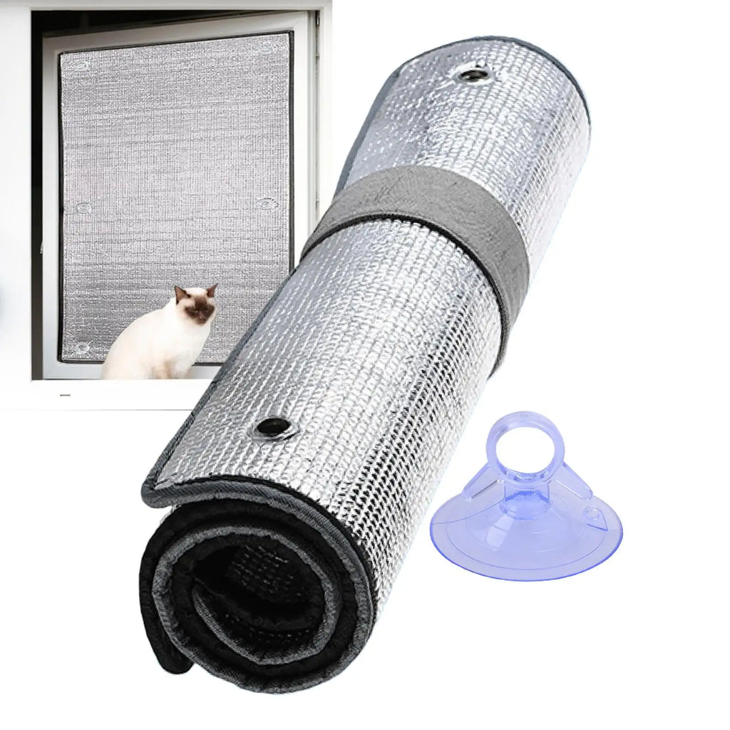 Double-Sided Aluminum Foil Window Insulation Film | Heat Shield Window Insulation Film Axl