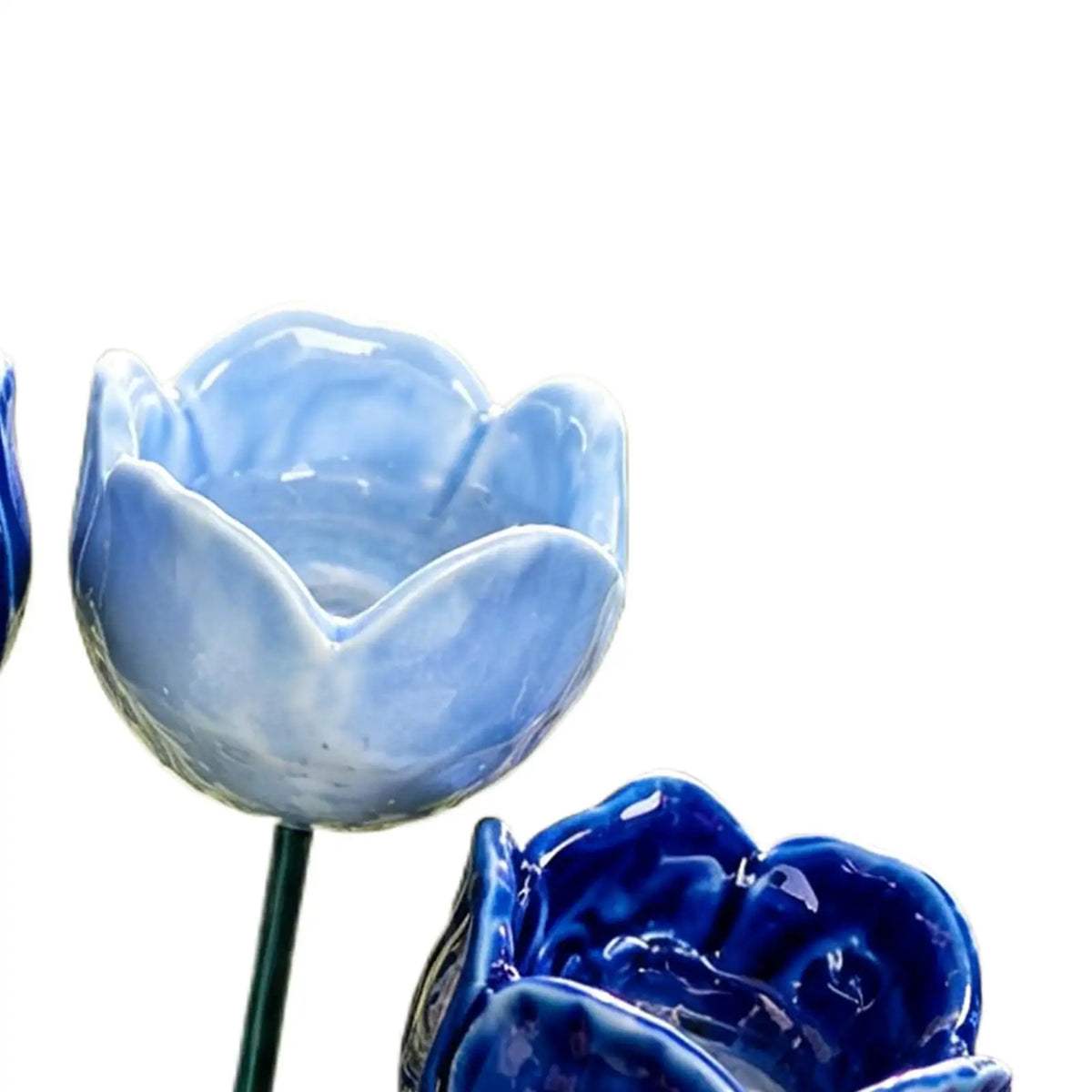 Ceramic Bee Watering Station 4-Piece Set | Garden Pollinator Decor Garden Watering Station Axl