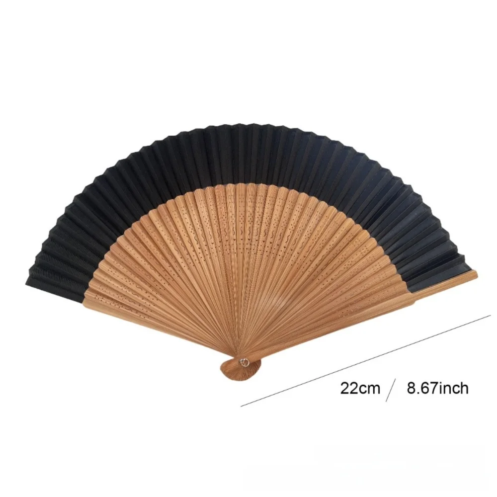 Chinese Bamboo Folding Fan – Elegant Portable Handheld Fan Bamboo Folding Fan Axl