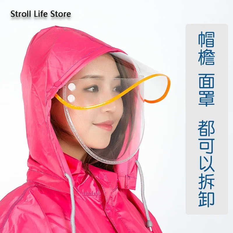 Windproof Unisex Rain Poncho Jacket – Long Hiking Raincoat Rain Poncho Jacket Axl
