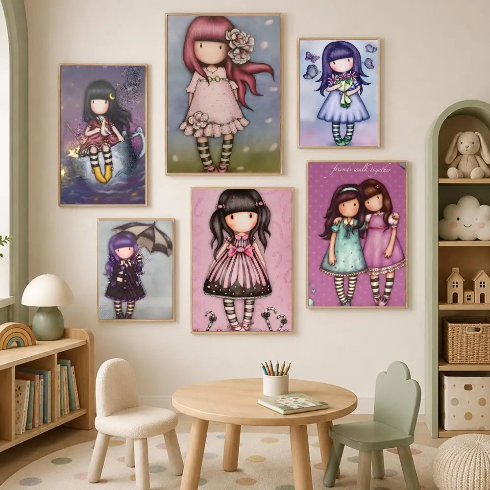 Gorjuss Self-Stick Wall Poster – HD Waterproof Home Decor Wall Art Poster Axl