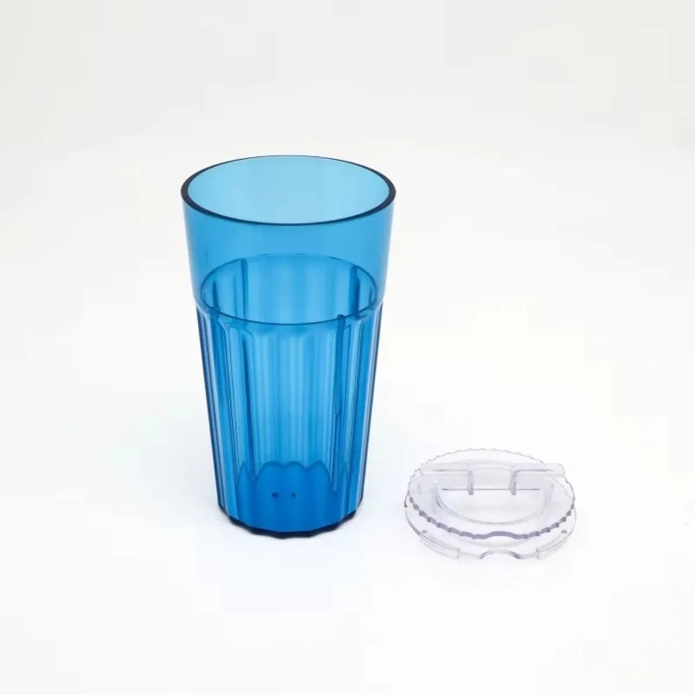 360° Rim Slow-Spill Toddler Training Cup | BPA-Free Weaning Toddler Training Cup Axl Blue