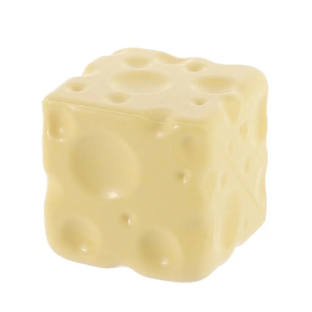 Cheese Cube Squishy Fidget Toy – Shapeable PU Squeeze Ball Squishy Fidget Toy Axl