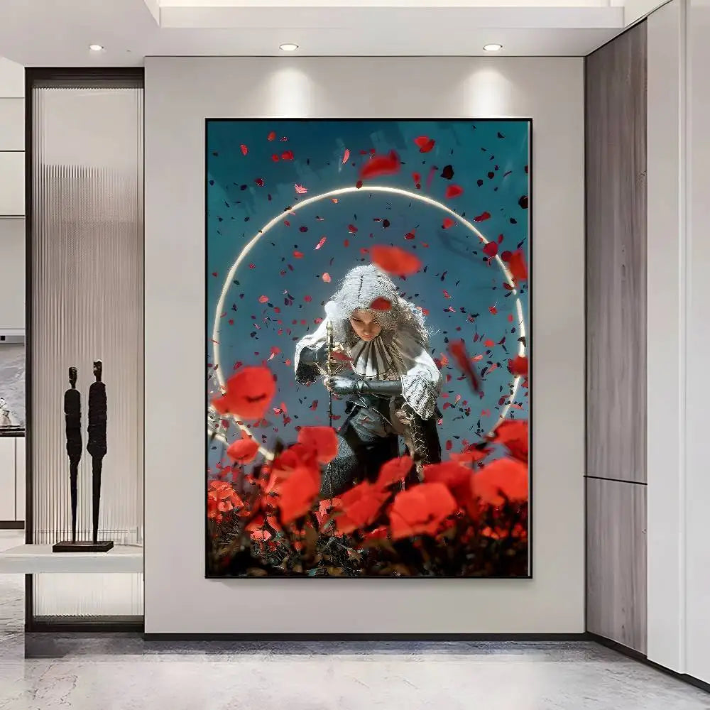 Clair Obscur Expedition 33 HD Self-Adhesive Waterproof Poster Wall Art Poster Axl z1 15X20cmNoframe