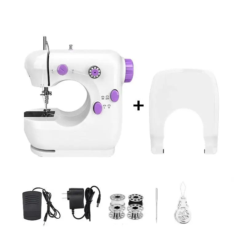 Portable Mini Electric Sewing Machine for Beginners – DIY Mini Sewing Machine Axl B
