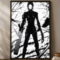 BLAME! Manga Self-Stick HD Wall Art Poster – Waterproof Decor Wall Art Poster Axl White13 50X70cmNoframe