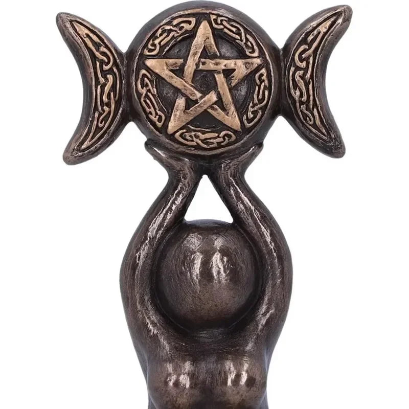 Resin Candlestick Holder Figurine – Retro Home Decor Statue Resin Figurine Decor Axl
