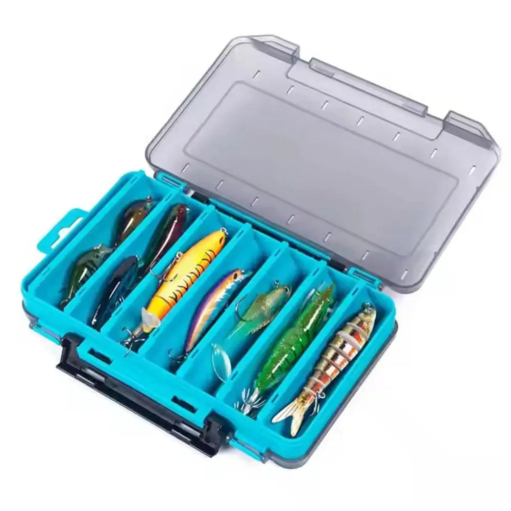 Double-Sided Fishing Tackle Box – Portable Bait Storage Case Fishing Tackle Box Axl