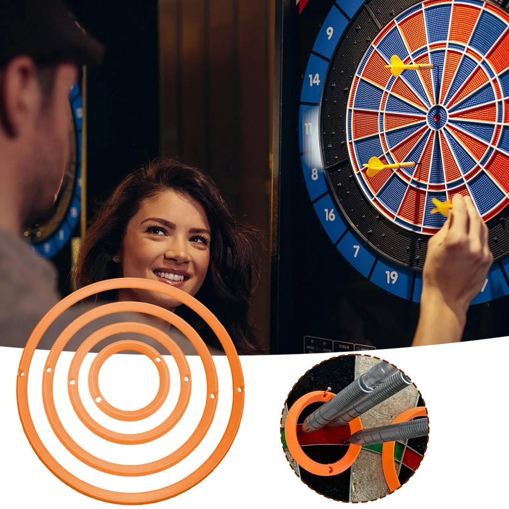 4-Piece Dart Practice Aiming Rings – Target Training Aid Set Dart Training Rings Axl