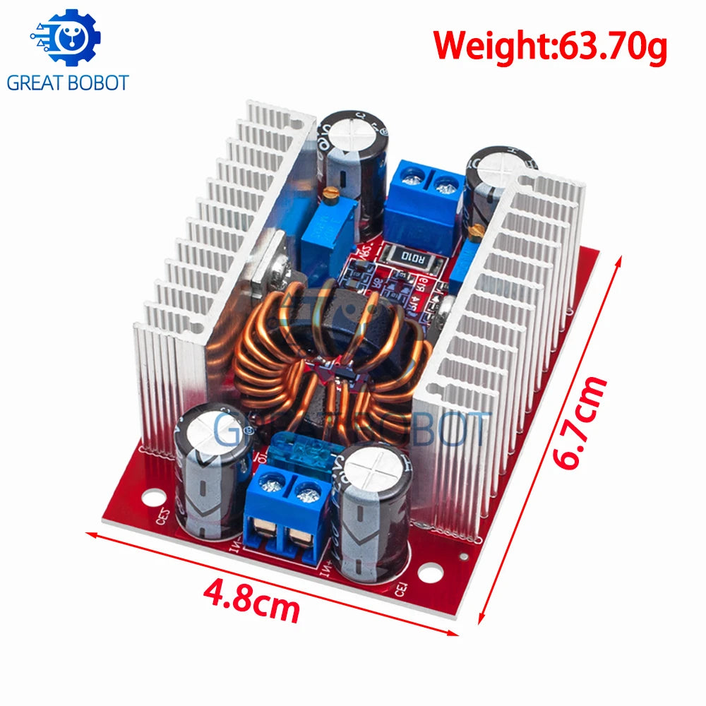 400W 15A DC Step-Up Boost Converter LED Driver Power Module Boost Converter Module Axl