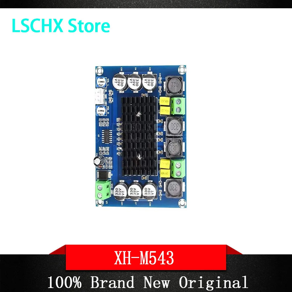 XH-M543 TPA3116D2 2×120W Dual Channel Stereo Amplifier Board Audio Amplifier Board Axl