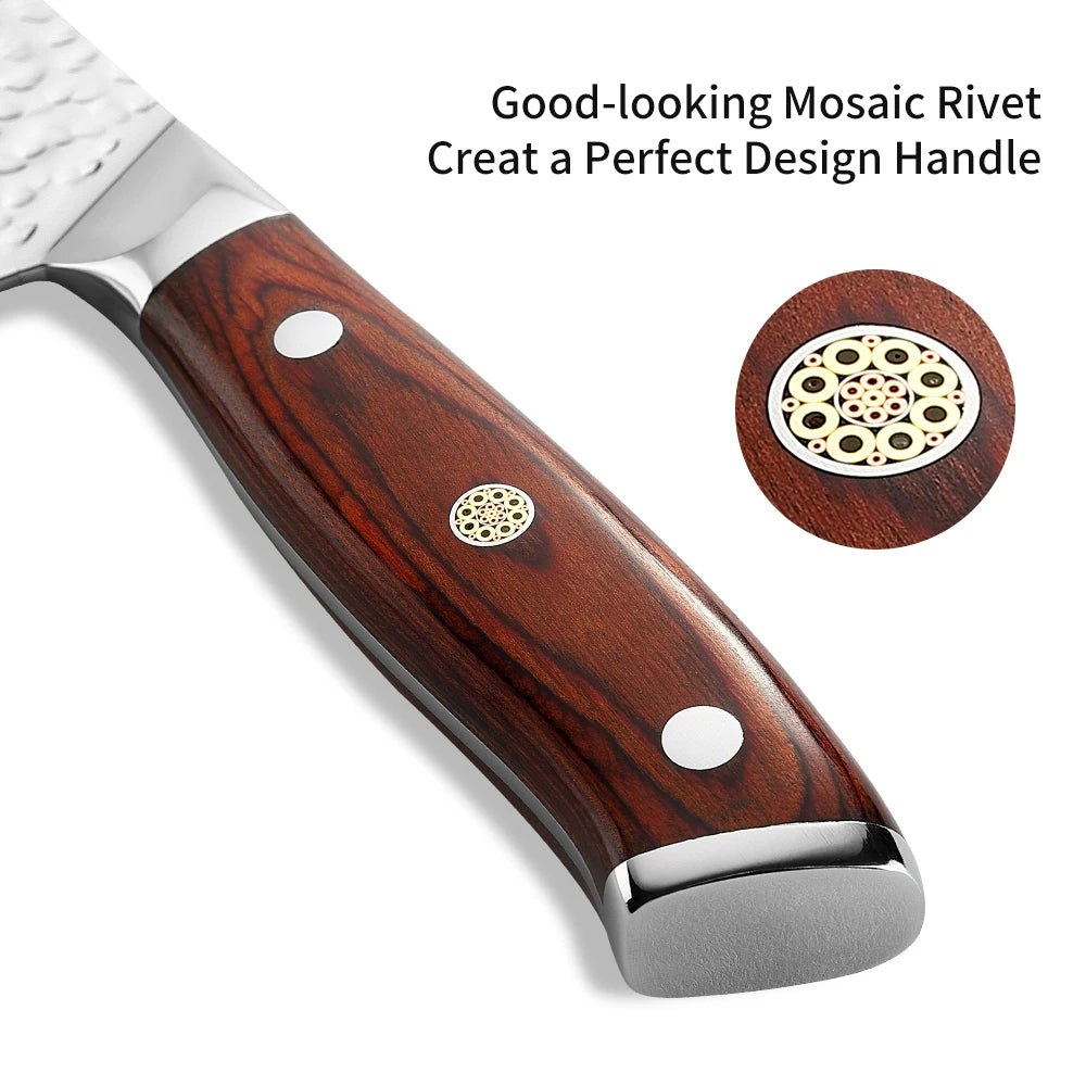 Sunnecko 5" Utility Paring Knife – German Steel & Pakkawood Utility Paring Knife Axl