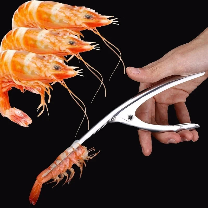 Stainless Steel Shrimp Peeler & Deveiner | Seafood Tool Shrimp Peeler Deveiner Axl