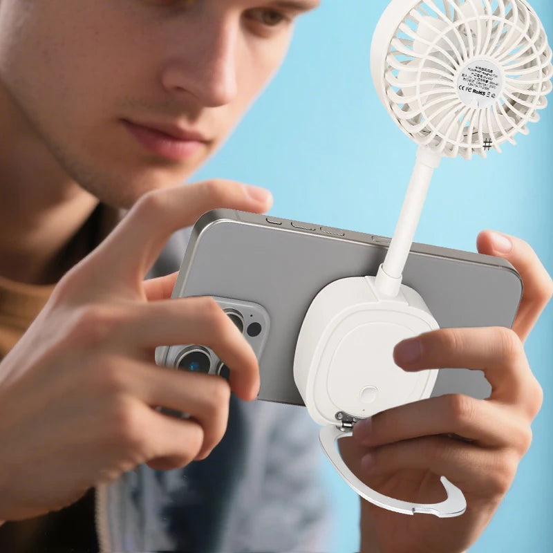 Magnetic Flexible Hose Mini Fan – Handheld & Desk Multi-Use Portable Mini Fan Axl