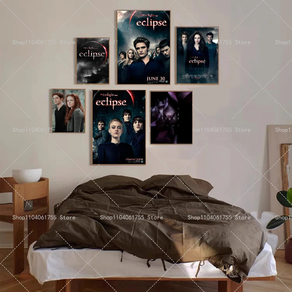 Twilight Movie Poster – Self-Adhesive Waterproof Wall Sticker Wall Art Poster Axl