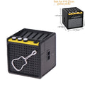 3D Printed Guitar Pick Holder Box with Drawer – Amp Design Guitar Pick Organizer Axl A2