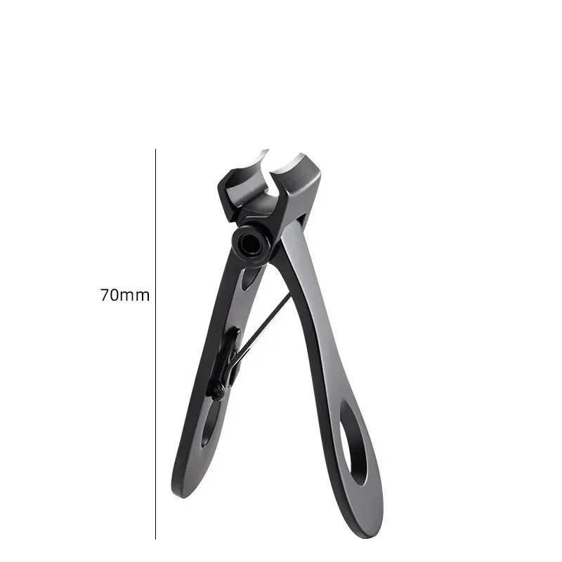 Stainless Steel Nail Clipper for Thick Toenails & Fingernails Nail Clipper Axl Small Black-8886