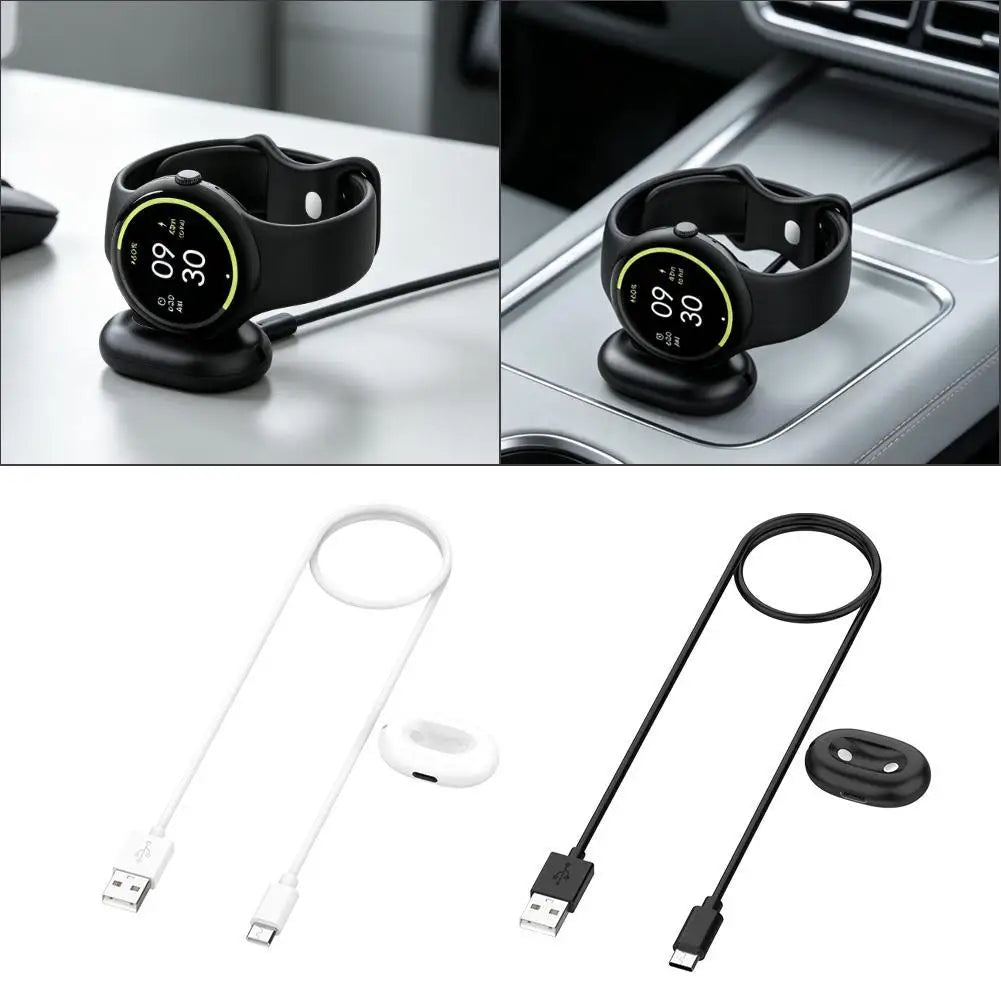 Magnetic USB-C Charger for Google Pixel Watch 4 – 45mm & 41mm Smartwatch Charger Axl