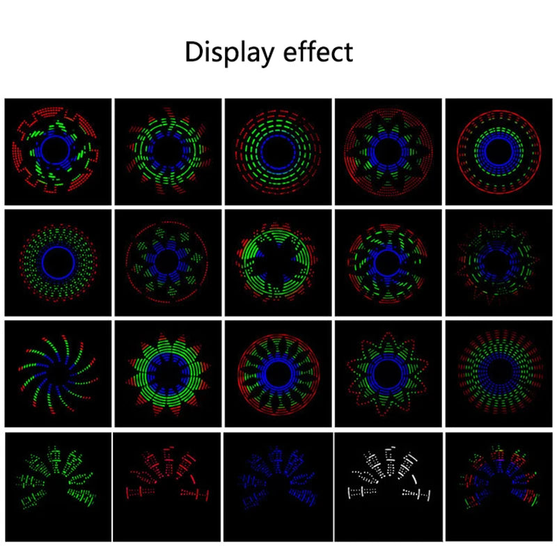 LED Fidget Gyro DIY Electronics Kit – Colorful Light Display Top DIY Electronics Kit Axl Mixed color