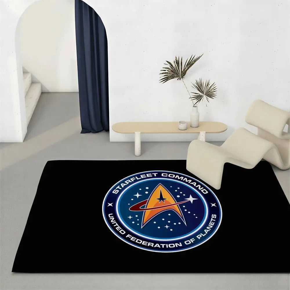 Star Trek Flannel Floor Mat – Non-Slip Sci-Fi Indoor Rug Indoor Floor Mat Axl White1 40x60cm