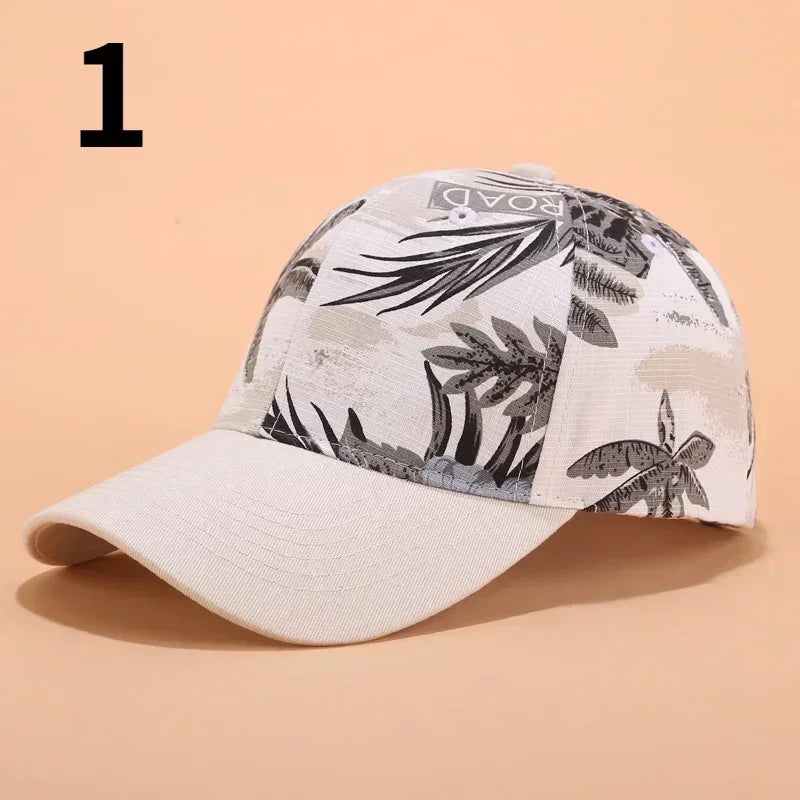 Women's Bohemian Floral Baseball Cap – Adjustable Sun Hat Printed Baseball Cap Axl 1