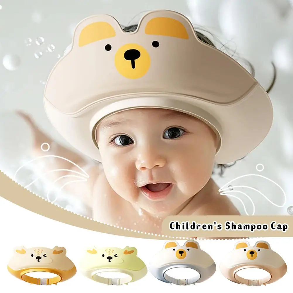 Dinosaur Baby Shampoo Cap – Adjustable Kids Shower Hat Baby Bath Cap Axl