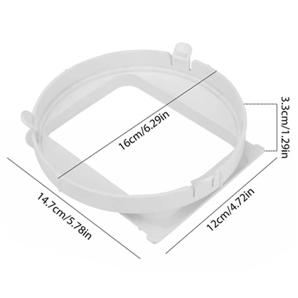 Portable AC Exhaust Hose Adapter – 5.9" Duct Coupler AC Duct Adapter Axl