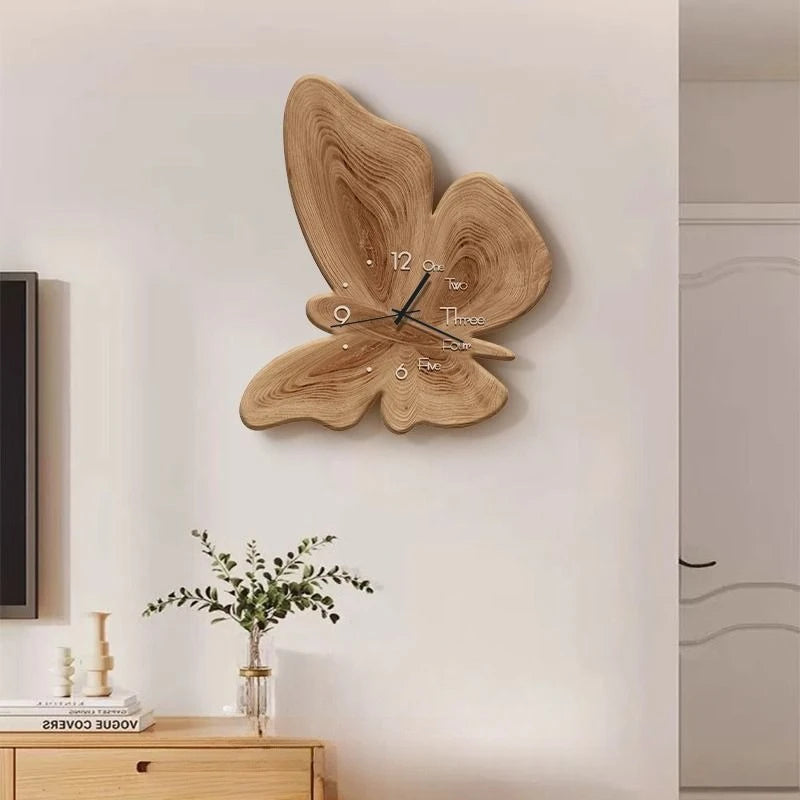 Nordic Minimalist Silent Wall Clock – Abstract Geometric Decor Silent Wall Clock Axl