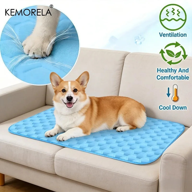 KEMORELA Pet Cooling Mat & Bed – 5 Sizes | Dogs & Cats Pet Cooling Mat Axl