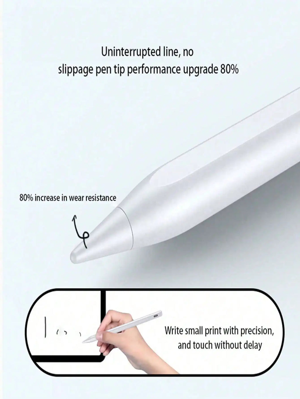 Magnetic Capacitive Stylus Pen – Tilt & Palm Rejection for Tablets Tablet Stylus Pen Axl