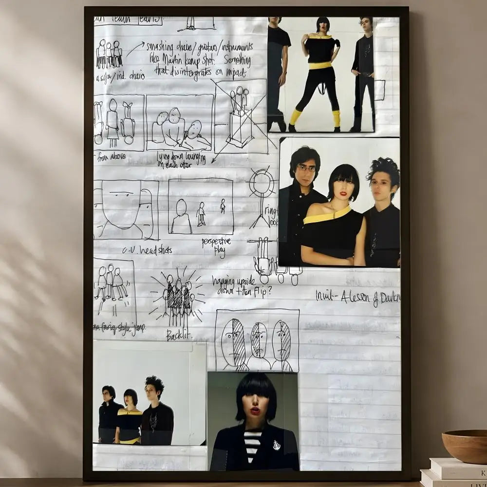 Yeah Yeah Yeahs Poster – Self-Stick HD Waterproof Wall Art Music Wall Poster Axl White17 60X90cmNoframe
