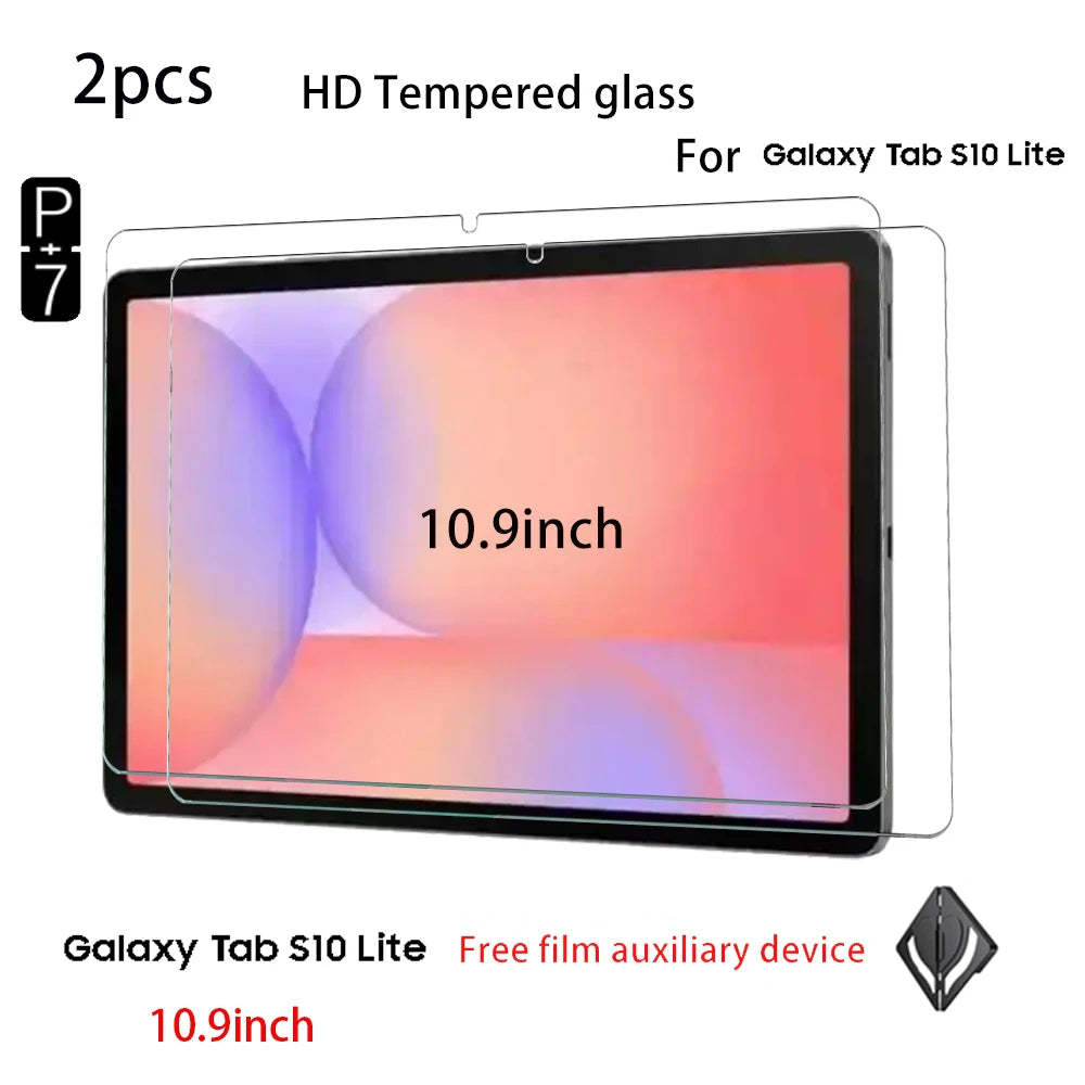 2-Pack Tempered Glass Screen Protector Samsung Galaxy Tab S9FE S10FE Tablet Screen Protector Axl FOR S10LITE 10.9Inch