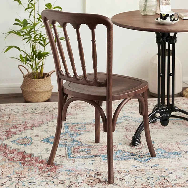 Solid Wood Nordic Dining Armchair – Modern Retro Kitchen Chair Dining Armchair Axl