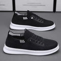 Men's Breathable Lightweight Canvas Casual Sports Shoes Men's Casual Shoes Axl black 41