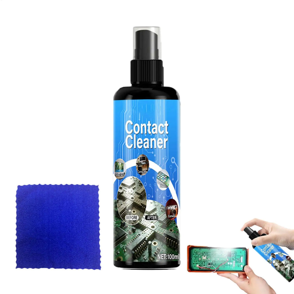 Electrical Contact Cleaner Spray – Fast-Drying Degreaser 100ml Electronics Cleaner Spray Axl