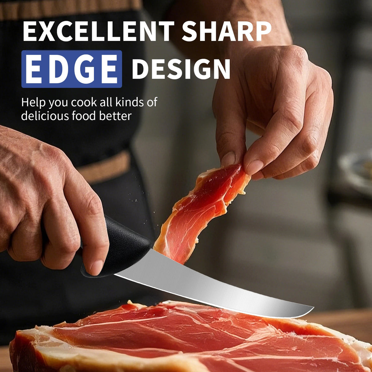 PLYS Carbon Steel Chef Boning Knife – Meat Cleaver Kitchen Chef Knife Axl