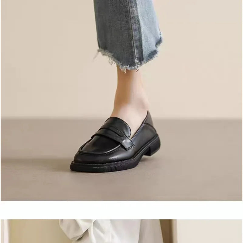 Women's Soft Sole Slip-On Loafers – Casual Flat Shoes Women's Loafers Axl