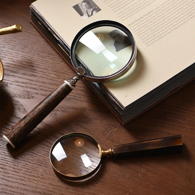 Handheld Magnifying Glass for Kids & Seniors | Reading Loupe Handheld Magnifier Axl