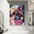 The Familiar of Zero HD Poster – Anime Wall Art Decor Anime Wall Poster Axl White1 15X20cmNoframe