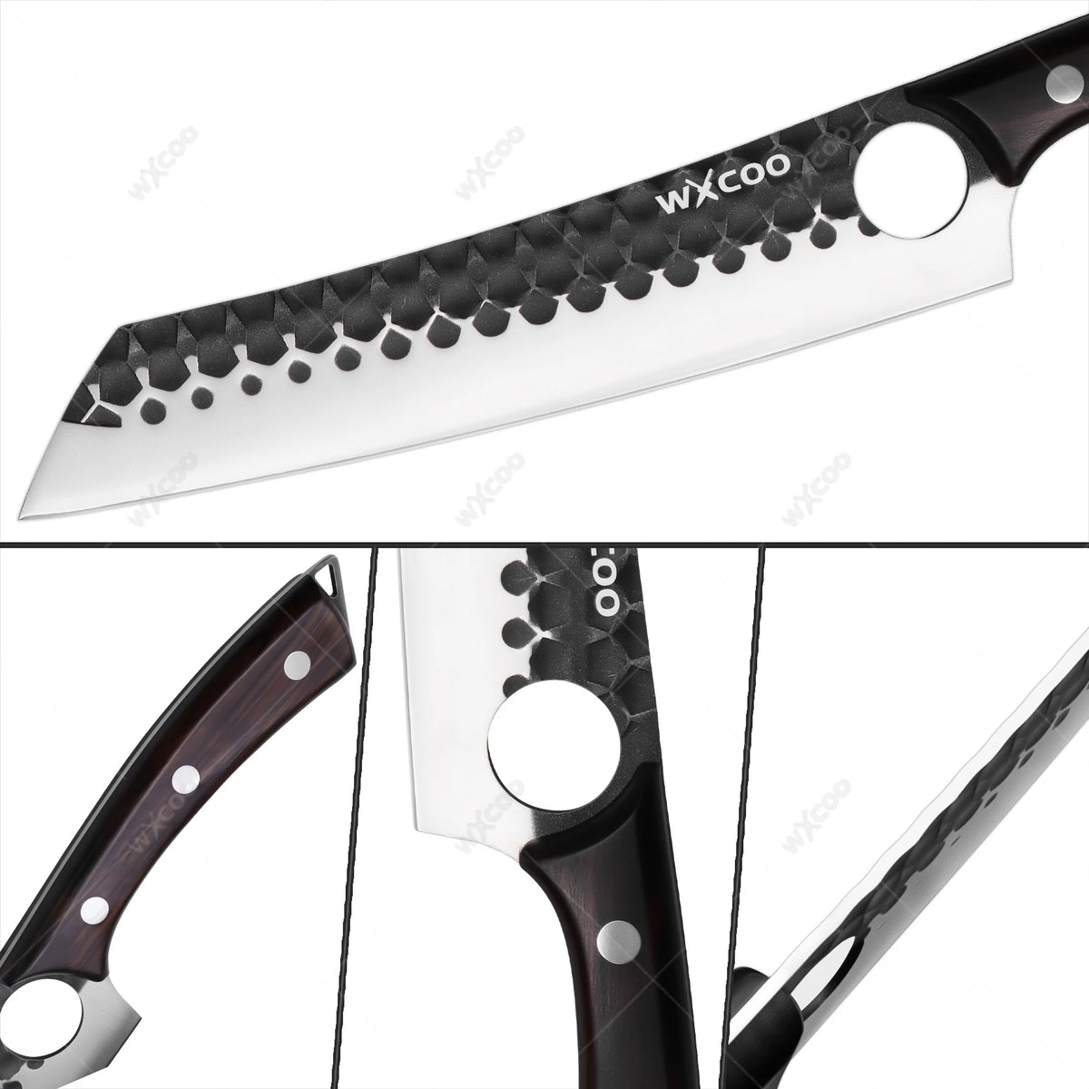 Forged Chef's Slicing Knife – 5Cr15 Steel, Wood Handle & Cover Kitchen Knife Axl
