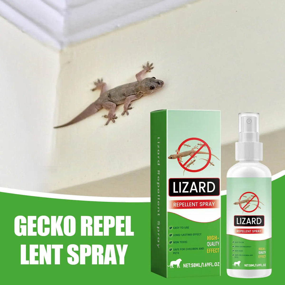 Natural Lizard & Pest Repellent Spray – Indoor & Outdoor 50ml Pest Repellent Spray Axl