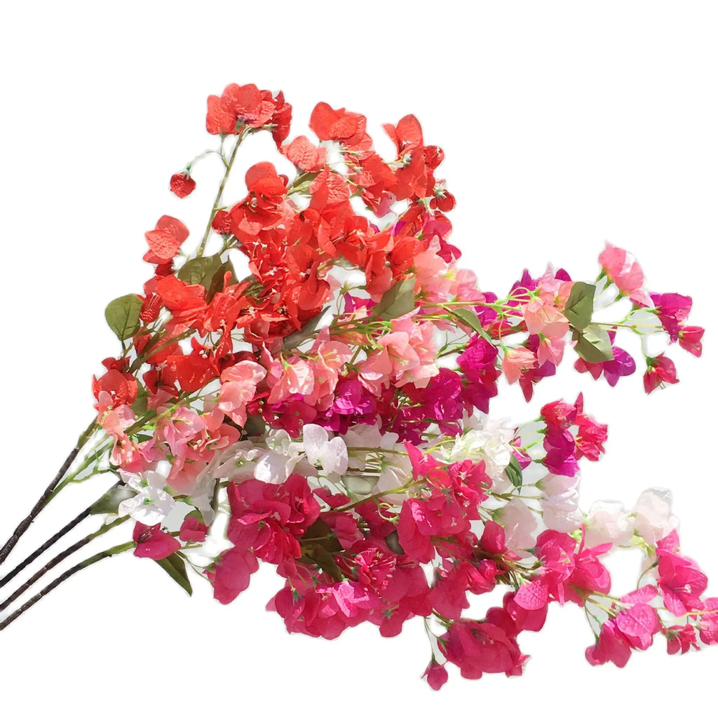 Artificial Bougainvillea Flower Branch – Faux Silk Decor Artificial Flower Branch Axl