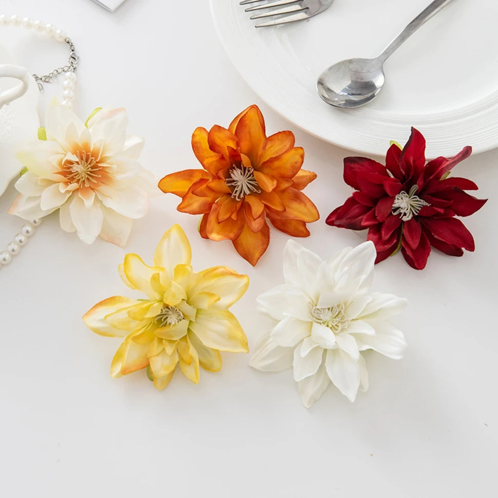 50/100 PCS Silk Lotus Artificial Flowers – Wedding & Home Decor Artificial Silk Flowers Axl