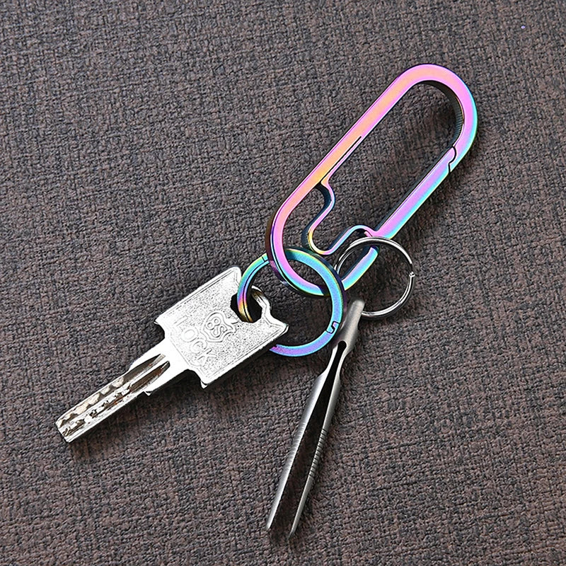 Mini TC4 Titanium Alloy Tweezers – EDC Camping Clip Tool Titanium EDC Tweezers Axl