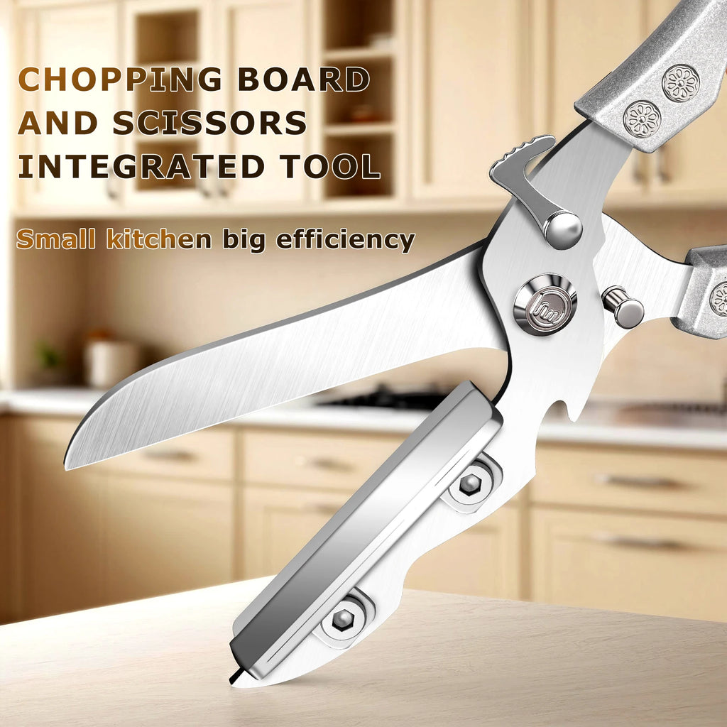PLYS Multifunctional Kitchen Scissors & Chopping Board Set Kitchen Scissors Set Axl