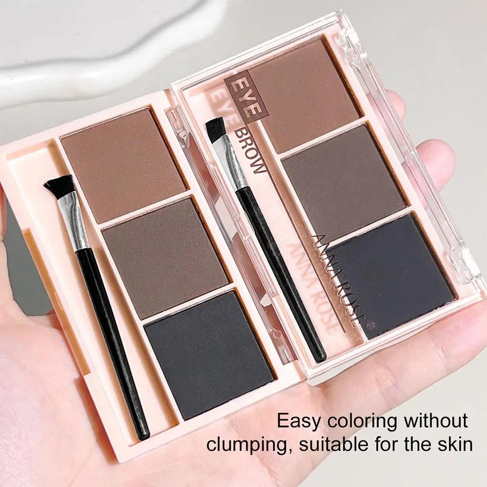 3-Color 3D Eyebrow Powder – Waterproof & Long-Lasting Eyebrow Powder Axl